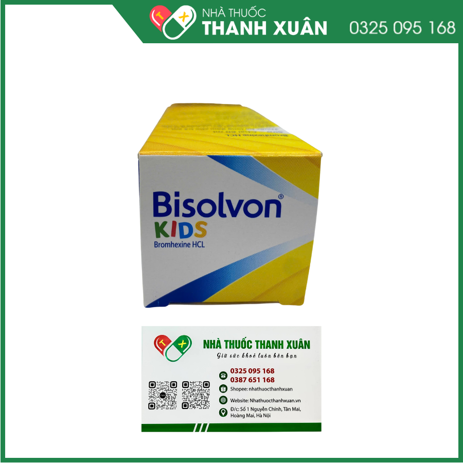 Bisolvon Kids làm loãng đờm